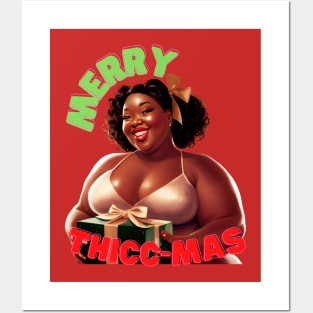 Merry Thicc-Mas Posters and Art